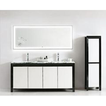 Salle de bains Cabinet Nouvelle Mode Embossment Cabinet Design Salle De Bains Vanité Salle De Bains Meubles Salle De Bains Miroir Cabinet (V-14166B)